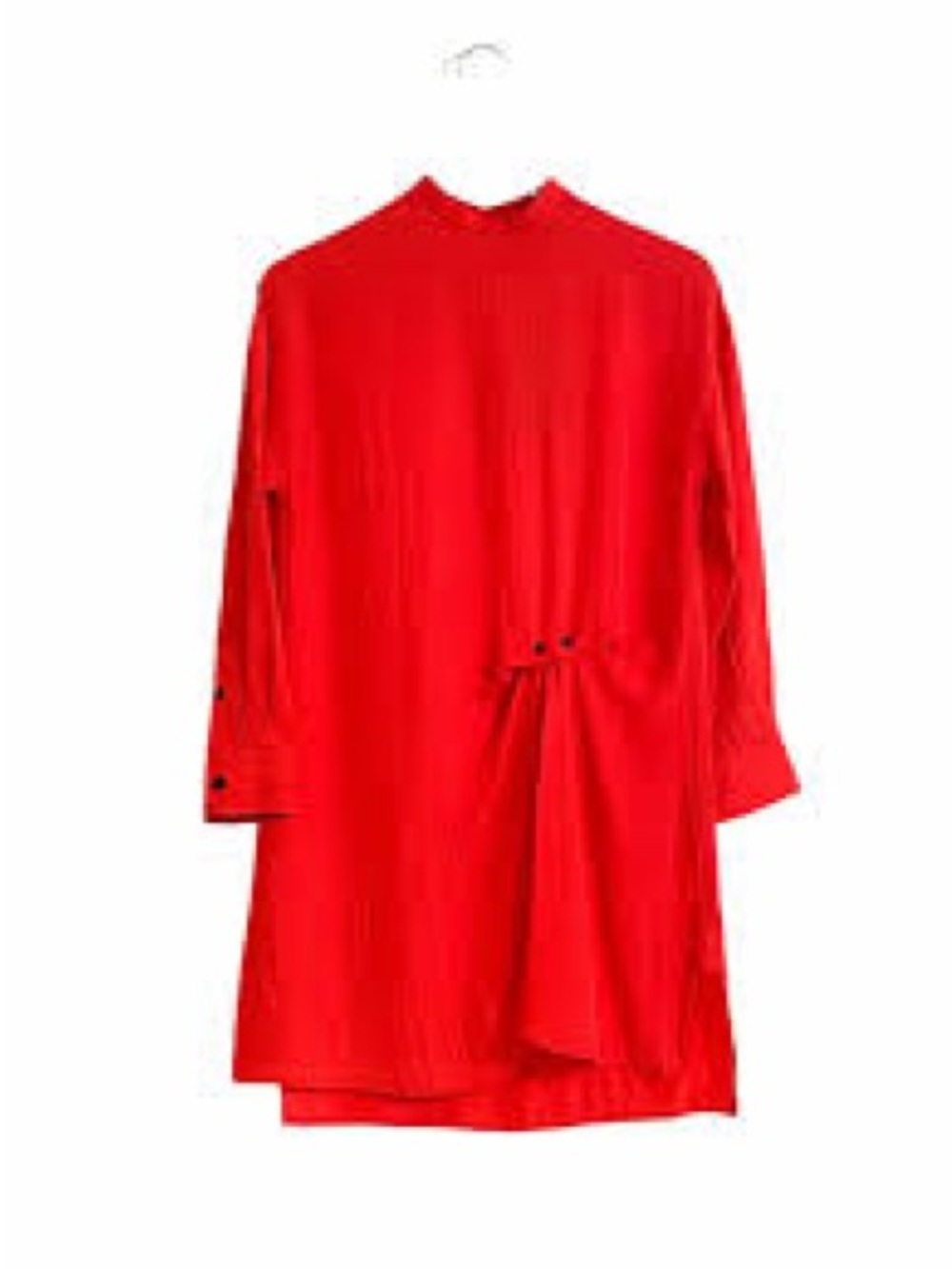 rag & bone jacklin long sleeve dress Red Mini Dress